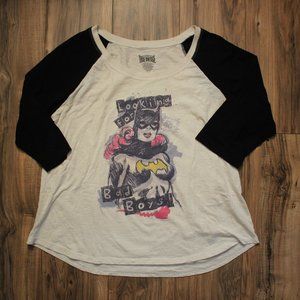 Torrid True Vintage Batgirl Looking for Bad Boys 3/4 Sleeve Shirt 3
